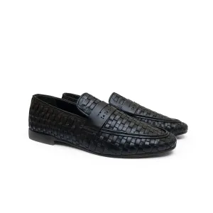 LS Pure Leather Handmade knitted Formal Shoes LS-818