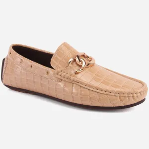 MEN "GAEL" SLIP ON RUBBER SOLE MOCCASINS