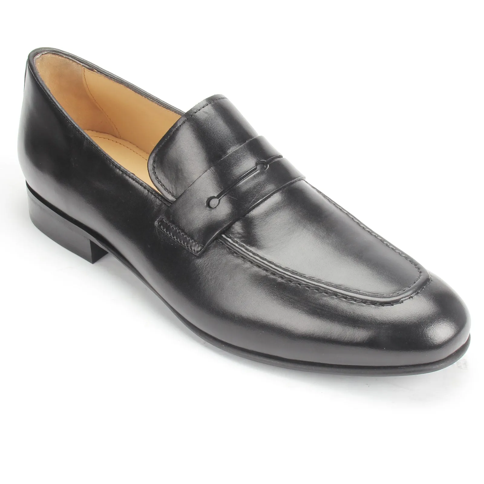 Men Round Toe Penny Loafer