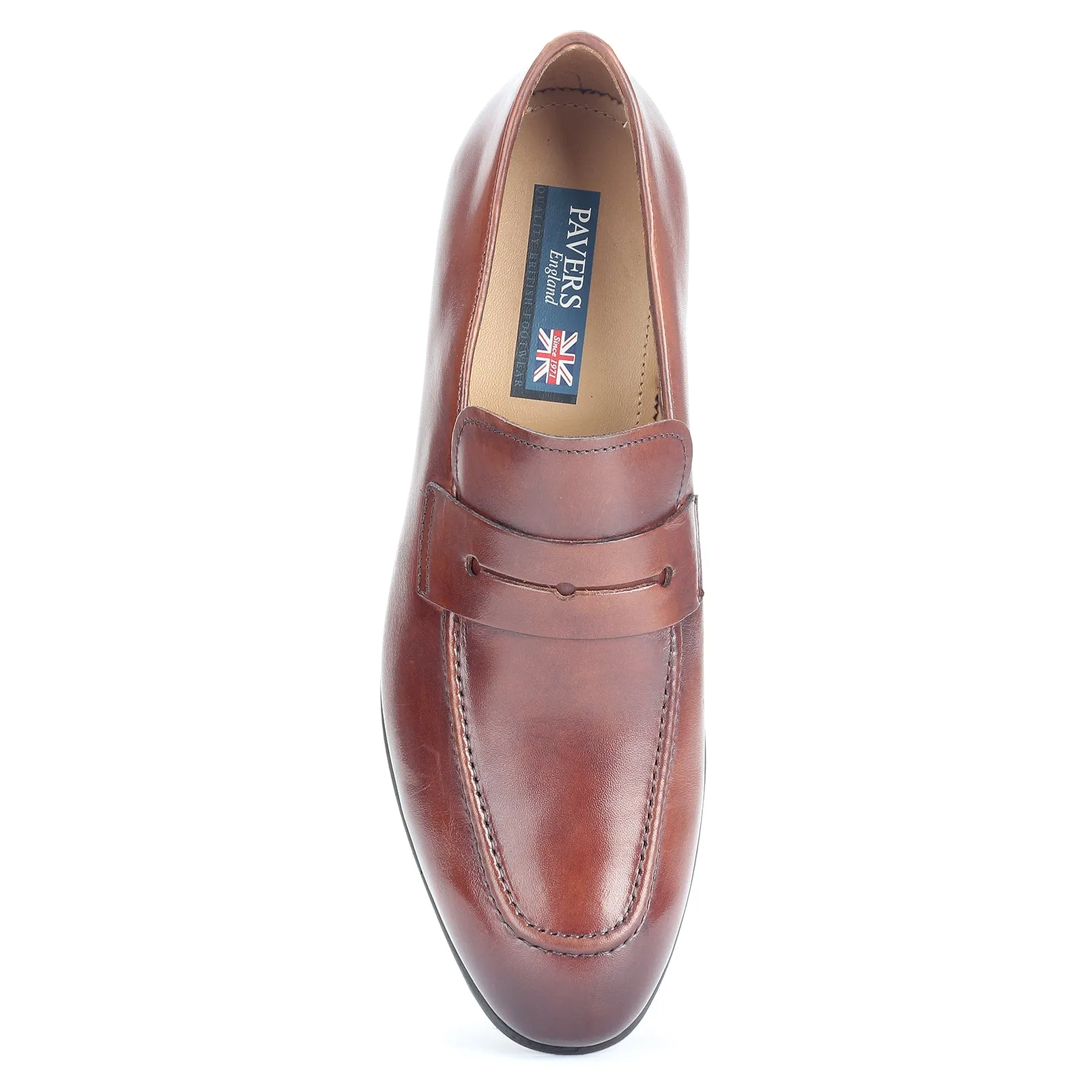 Men Round Toe Penny Loafer