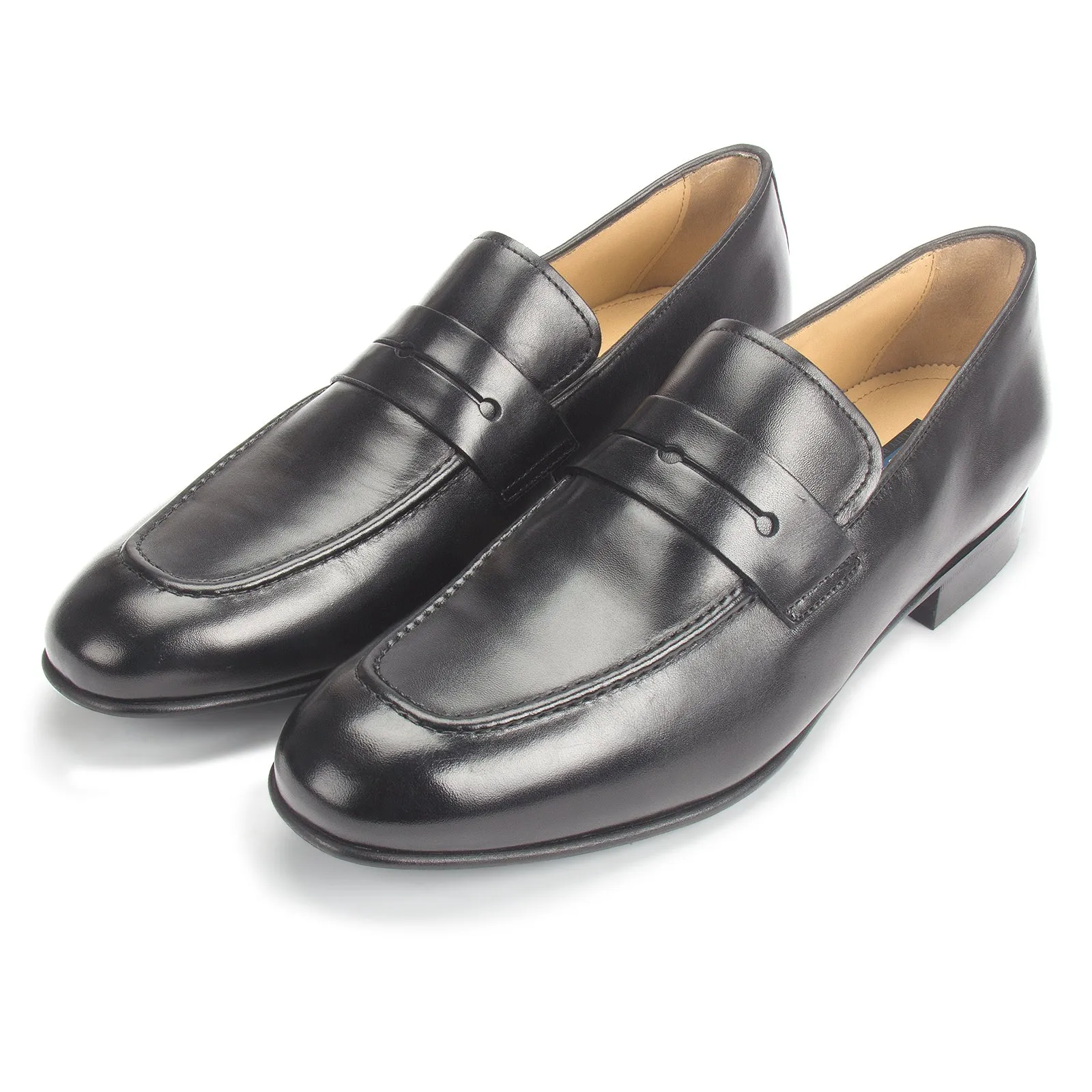 Men Round Toe Penny Loafer