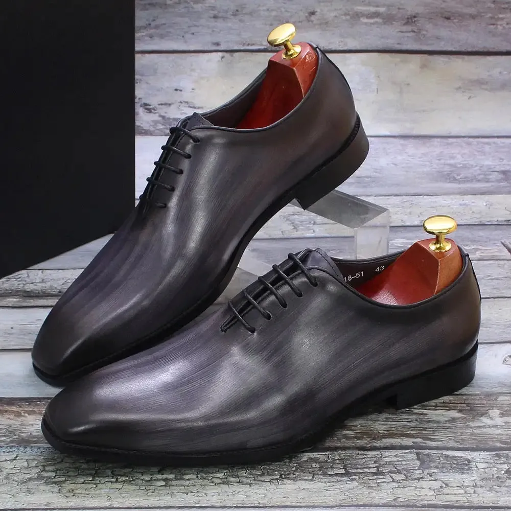 Men's Leather Oxford Shoes