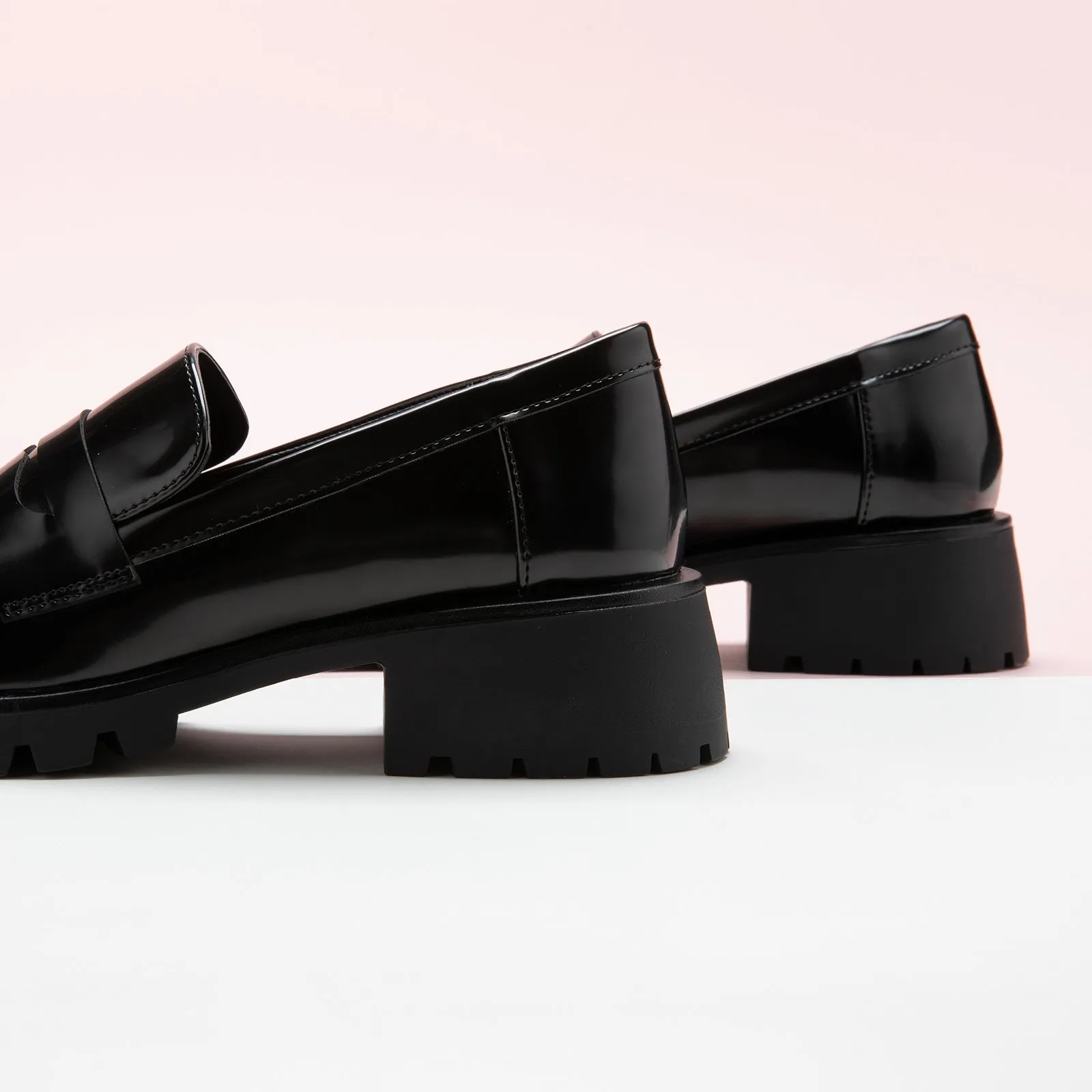 Minimalist Platform Loafers (Monica)