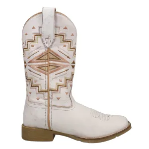 Monterey Aztec Southwest Square Toe Cowboy Boots