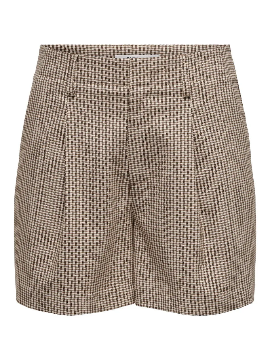 Onlmolly Hw Check Shorts Tlr - Bruin Dessin