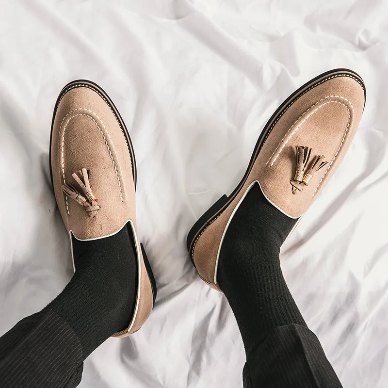 OXFORD SUEDE TASSEL LOAFER