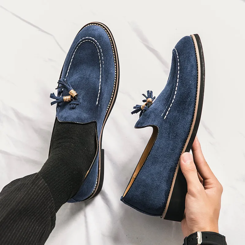 OXFORD SUEDE TASSEL LOAFER