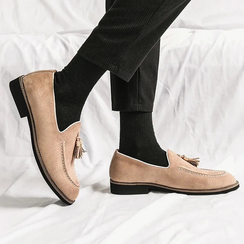 OXFORD SUEDE TASSEL LOAFER