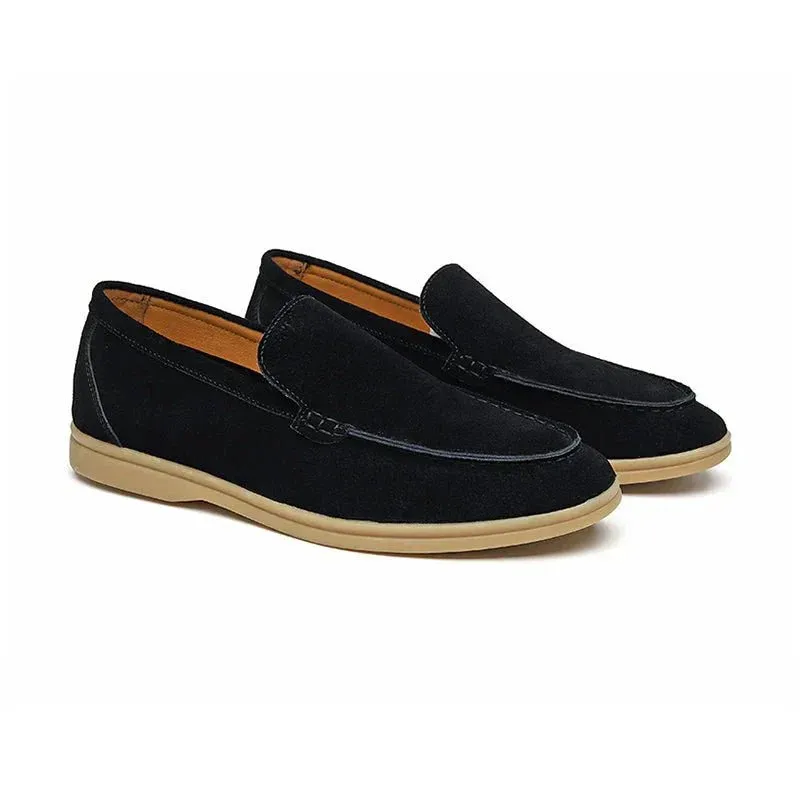 Premium Suede Slip-On Loafers for Effortless Style and Comfort