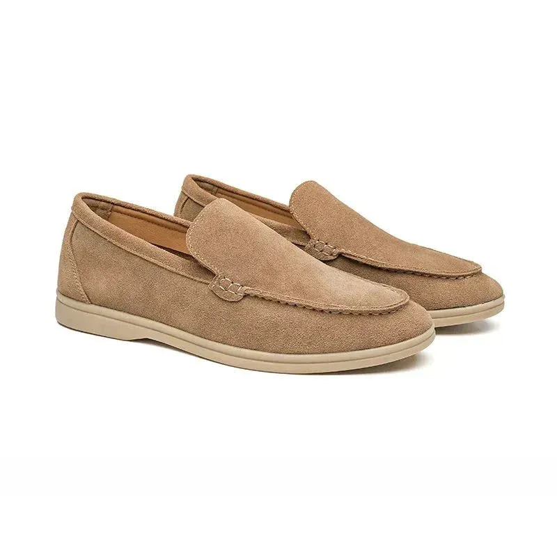 Premium Suede Slip-On Loafers for Effortless Style and Comfort