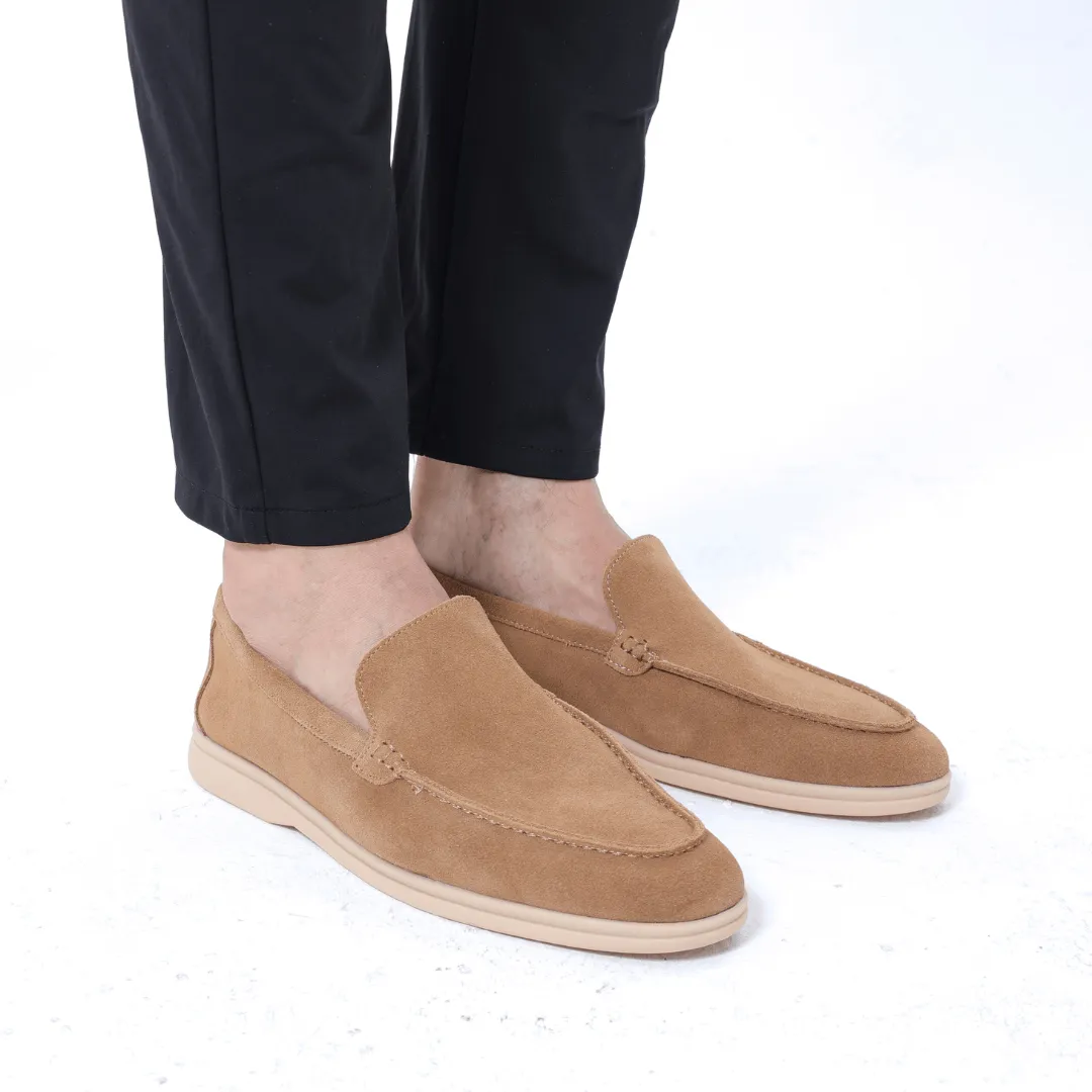 Premium Suede Slip-On Loafers for Effortless Style and Comfort