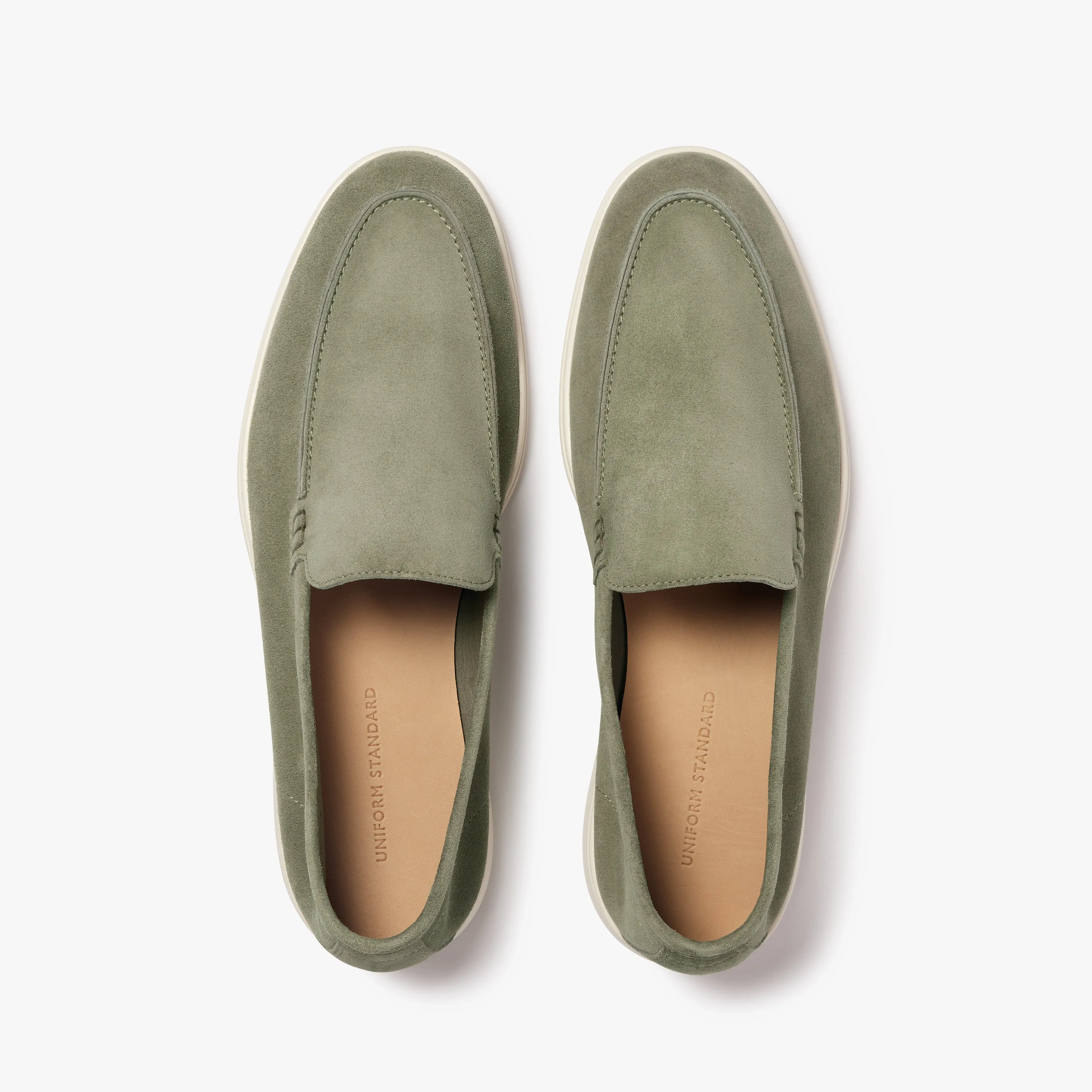 Relaxed Loafer Sage Suede Mens