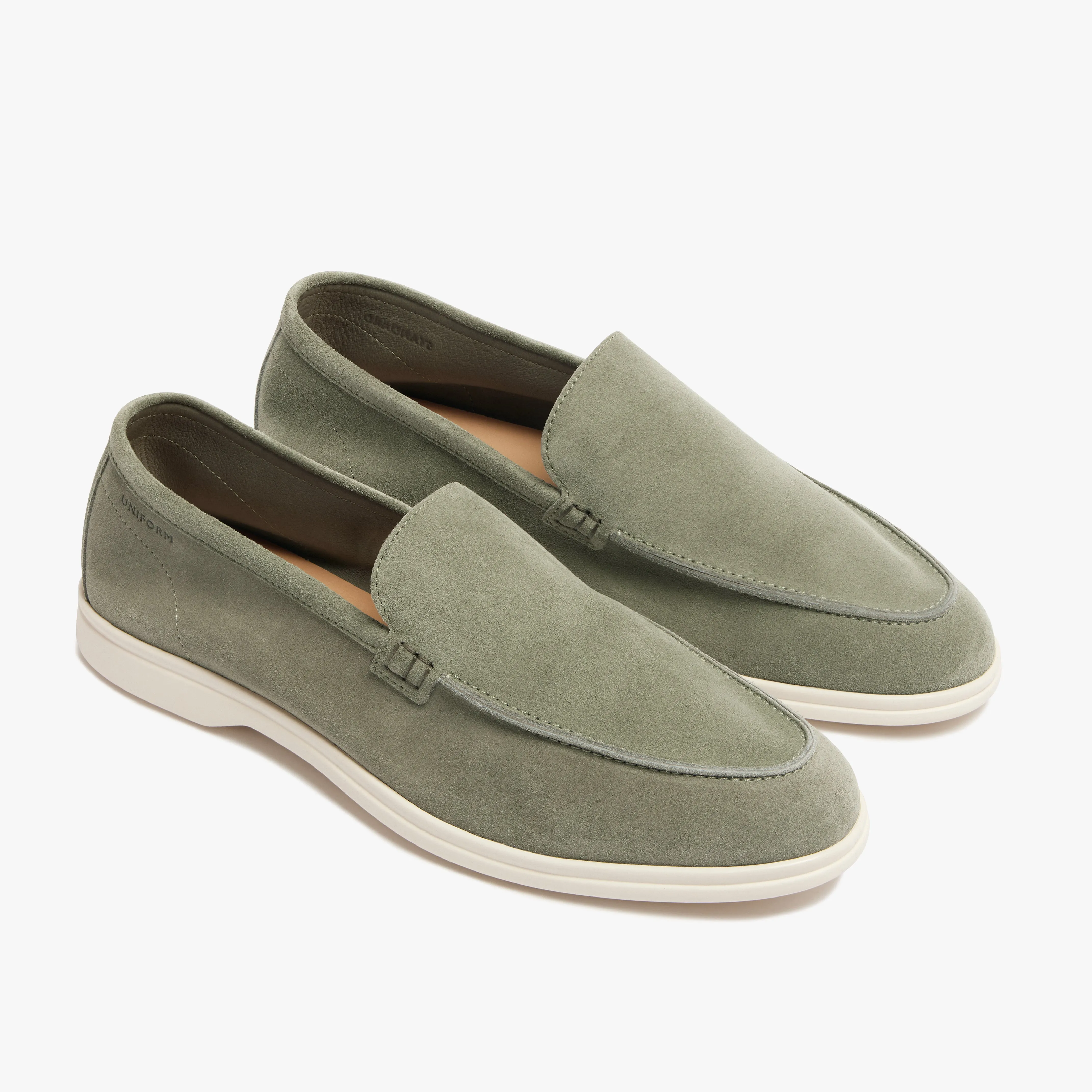 Relaxed Loafer Sage Suede Mens