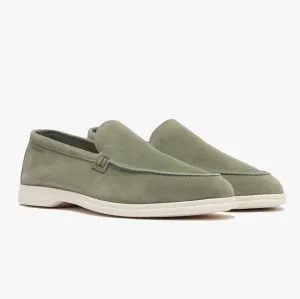 Relaxed Loafer Sage Suede Mens