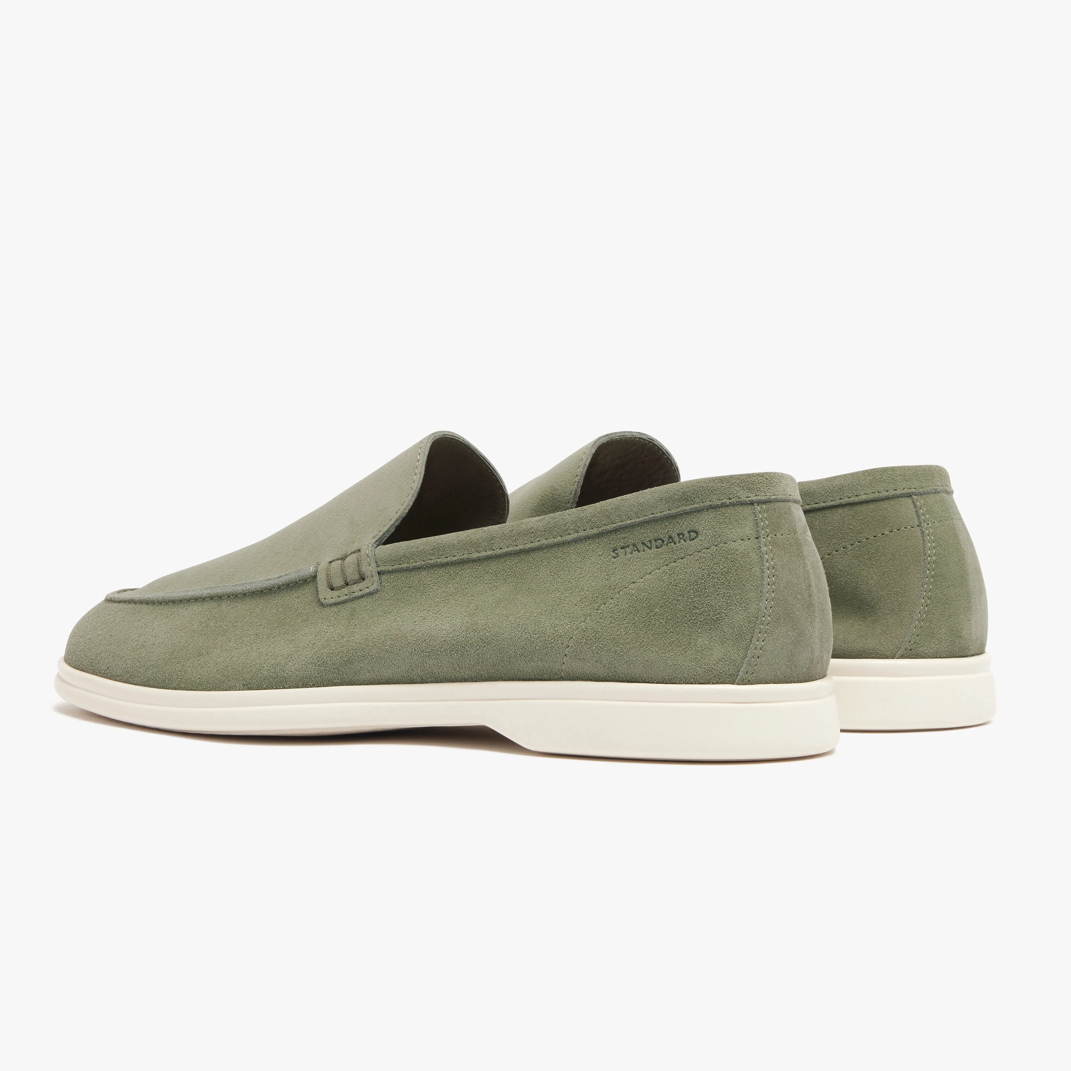 Relaxed Loafer Sage Suede Mens