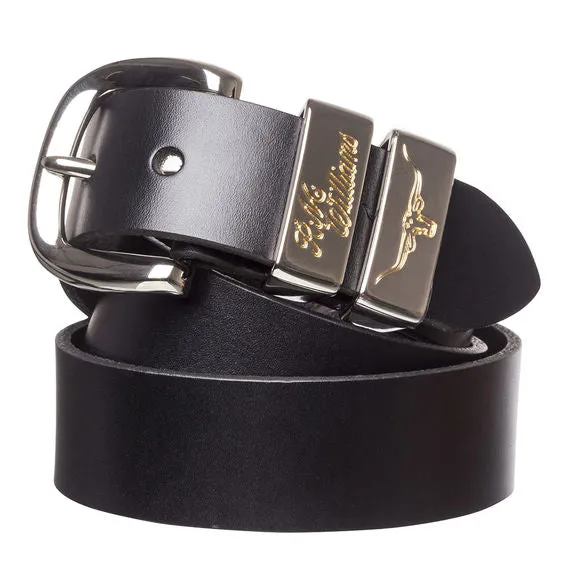 RM WILLIAMS Jerrawa Belt - Men's CB583 Leather 1.5" - Black