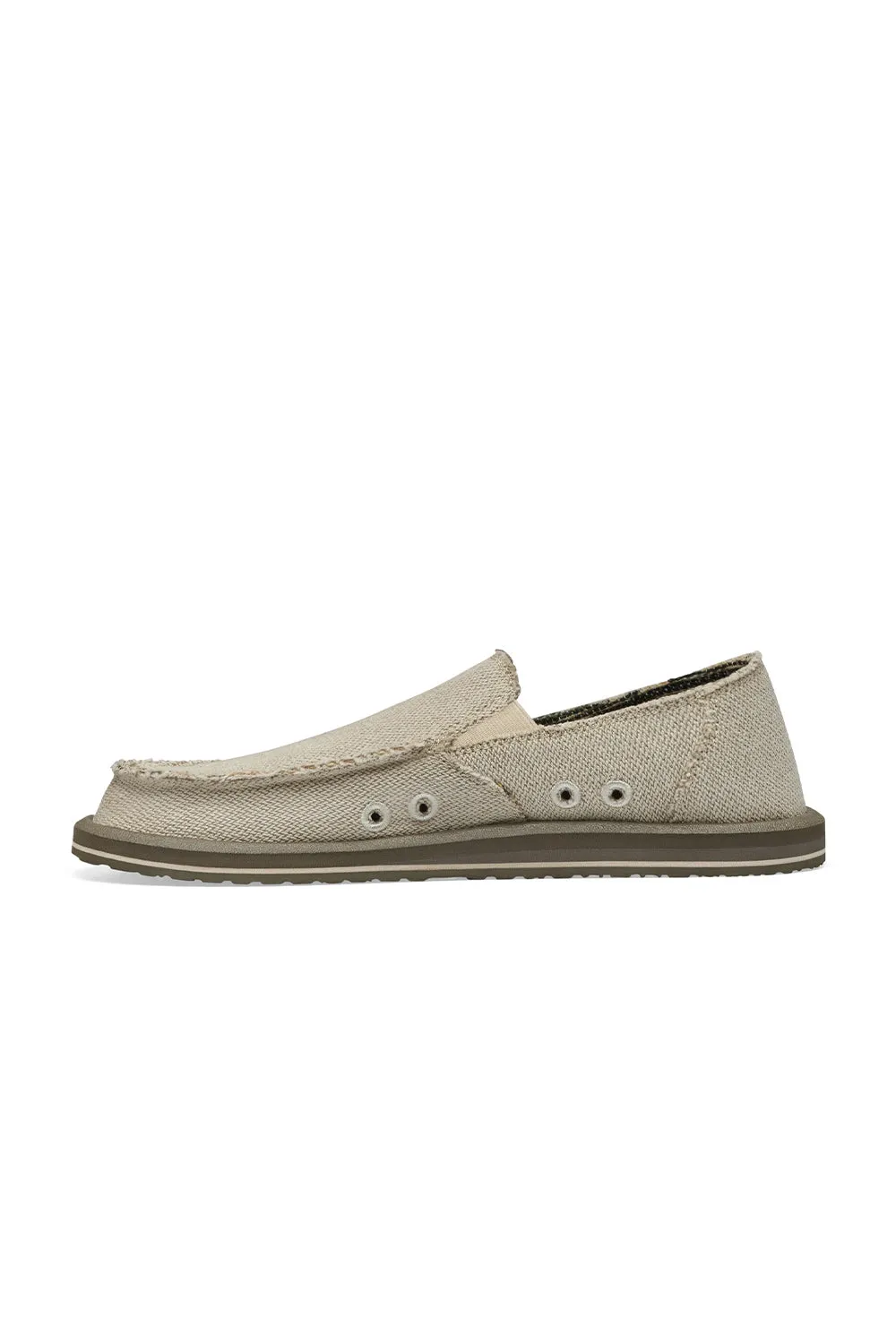 Sanuk Mens Hemp Slip On