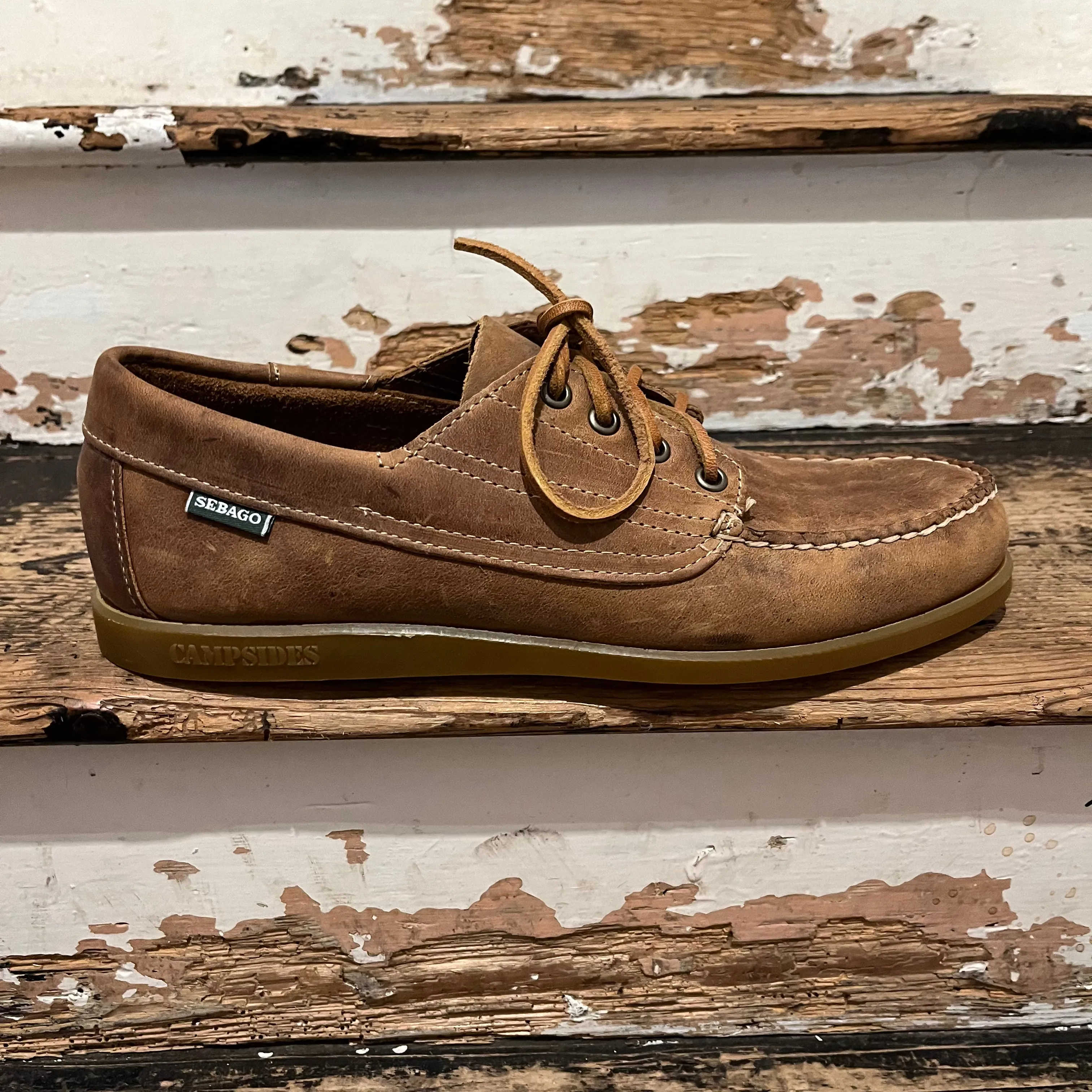 Sebago - Ashkook Crazy Horse Moccasin - Tan