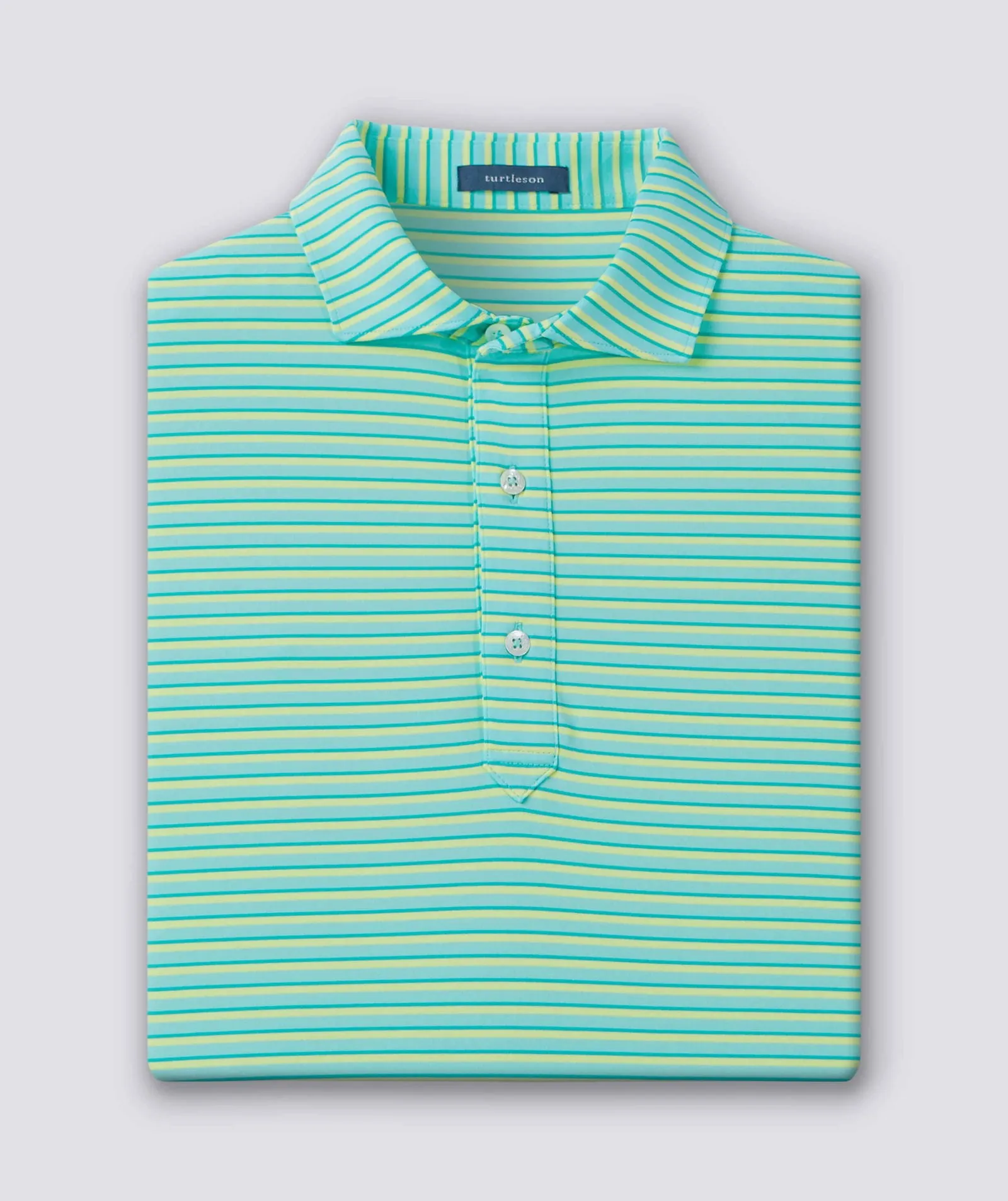 Sherman Stripe Performance Polo - Closeout