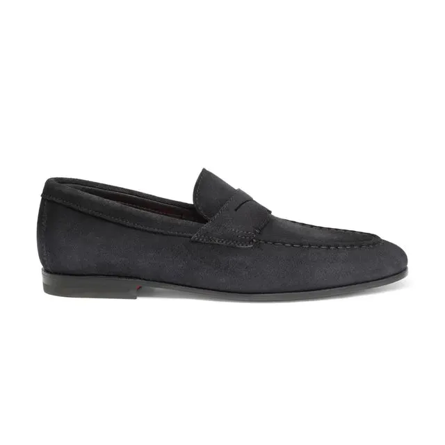 Solid Suede Genuine Leather Loafers