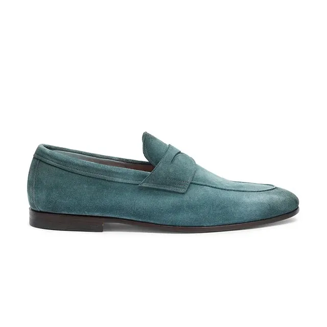 Solid Suede Genuine Leather Loafers