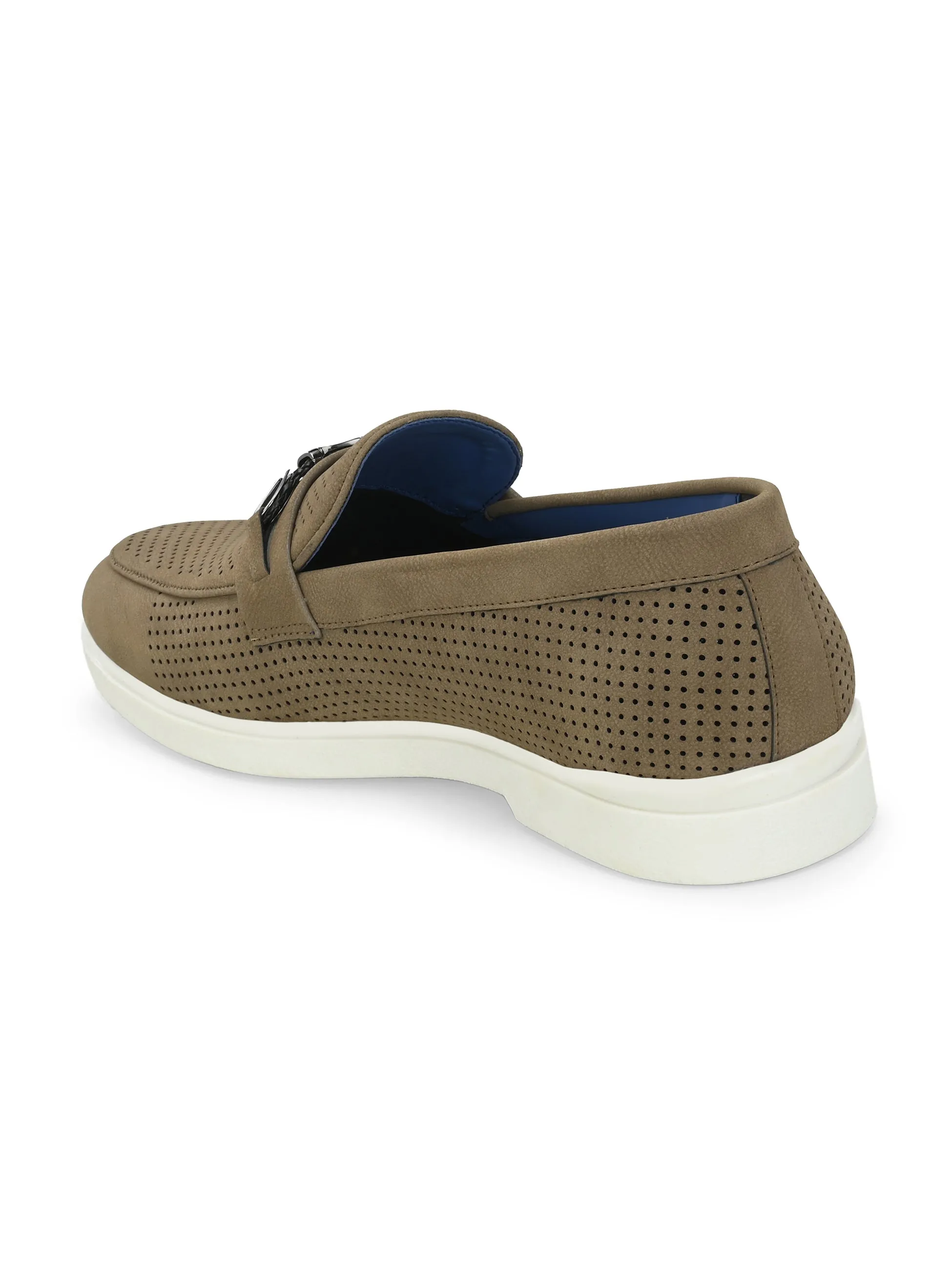 Sublime Olive Casual Slip-Ons