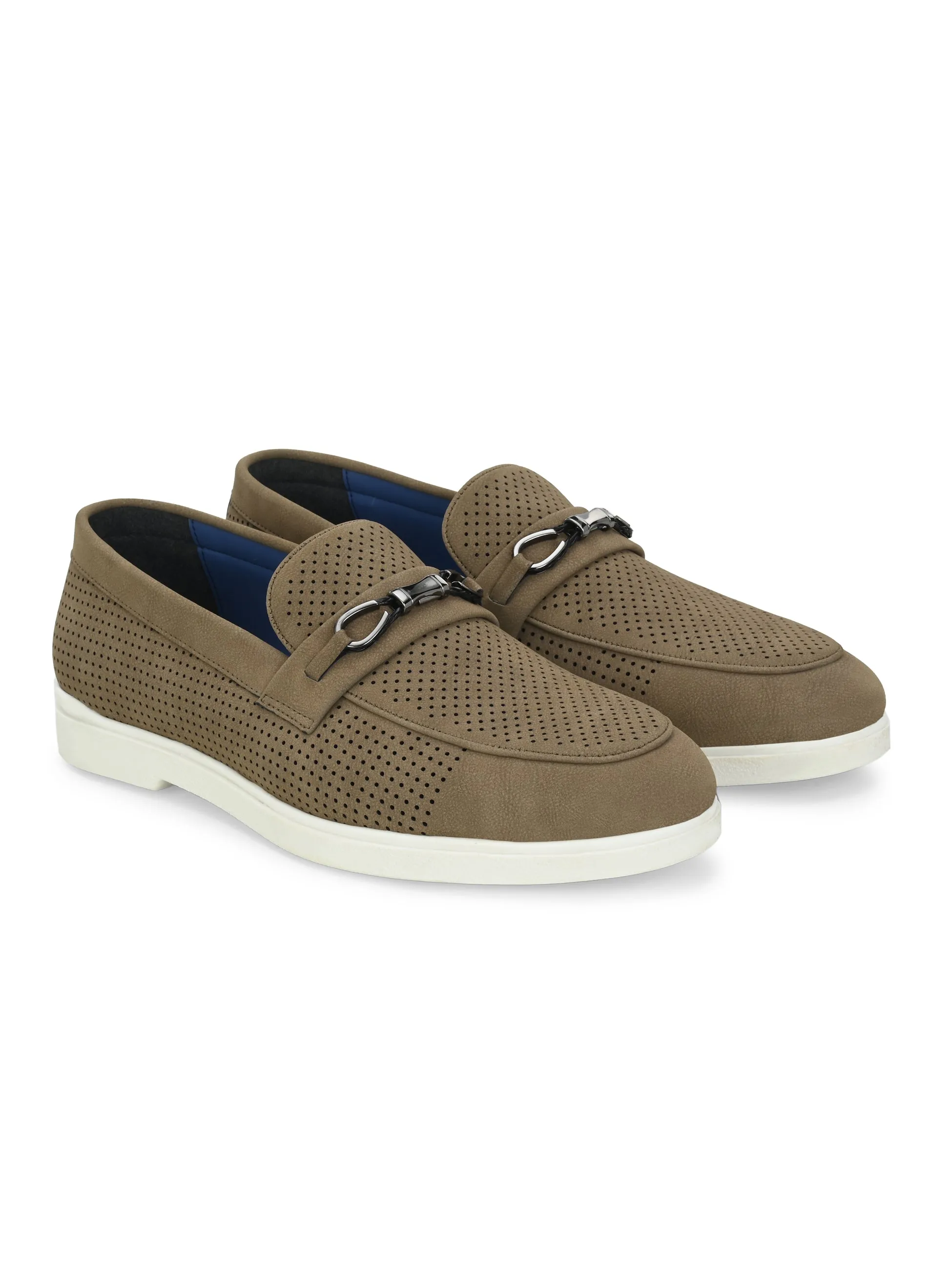 Sublime Olive Casual Slip-Ons