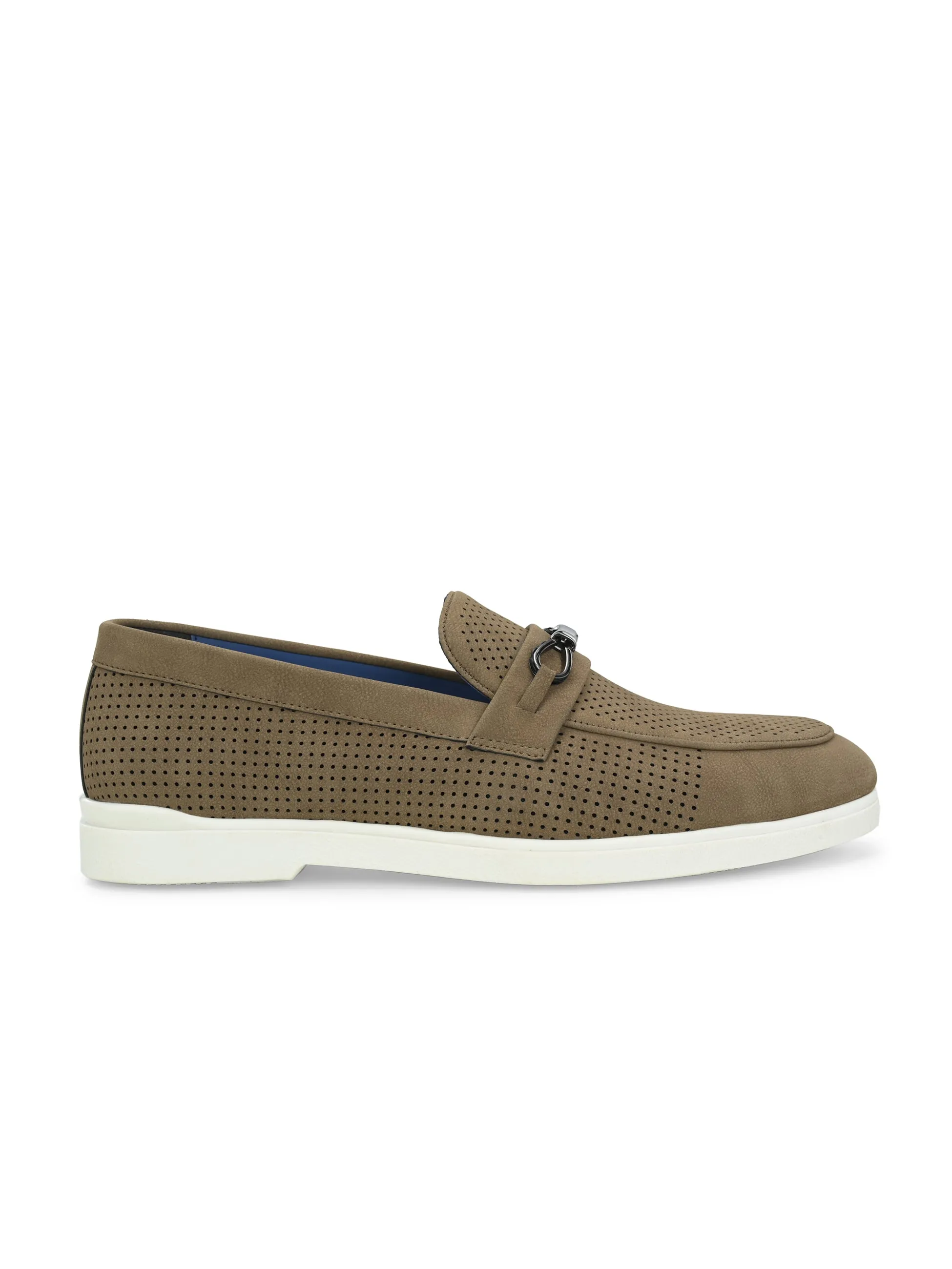 Sublime Olive Casual Slip-Ons