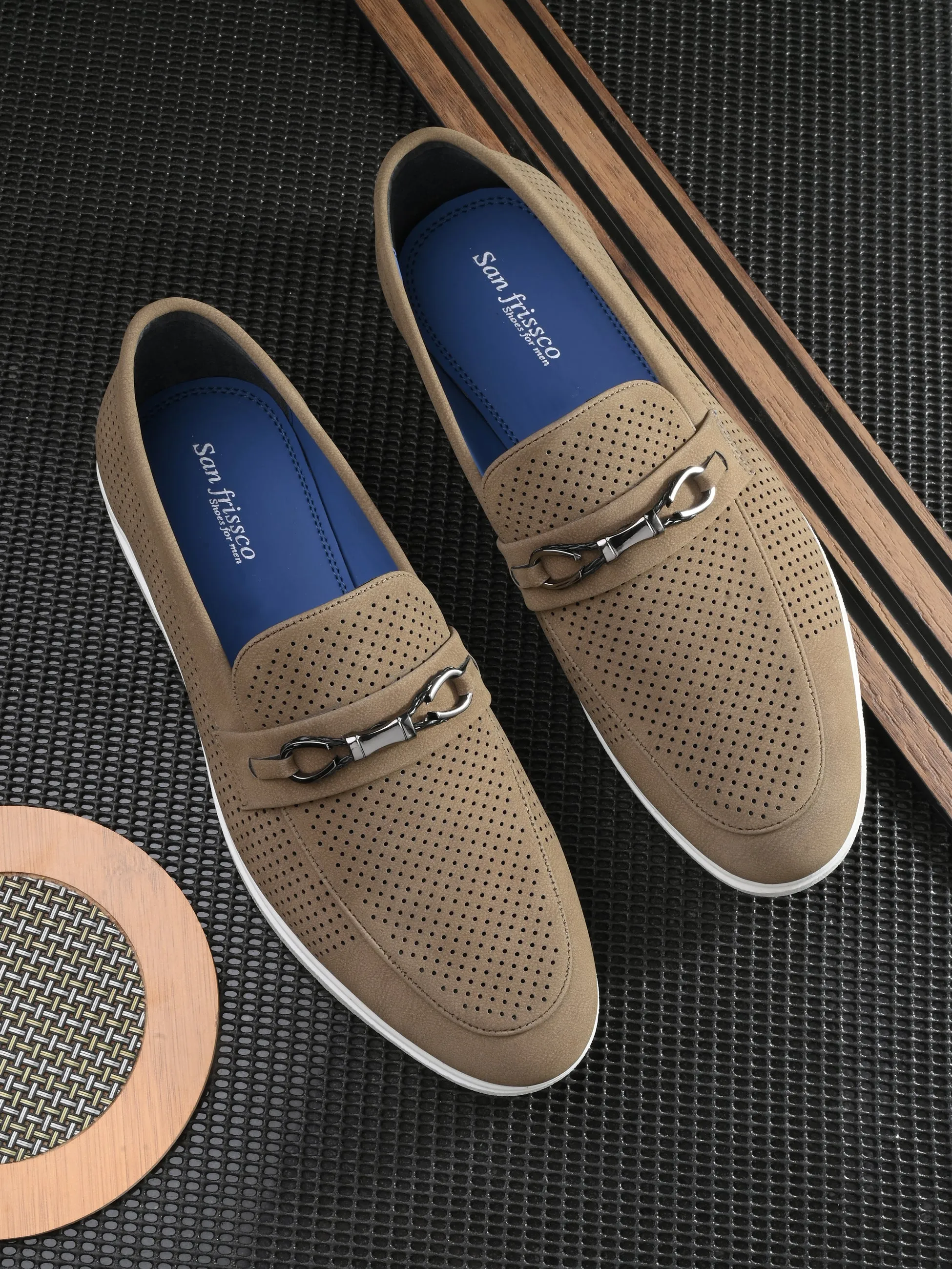 Sublime Olive Casual Slip-Ons