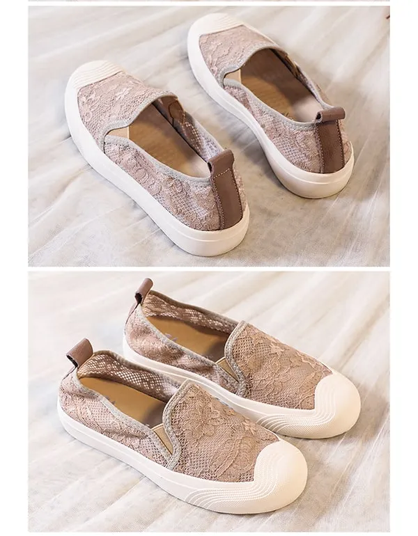 Summer Spring Lace Casual Flat Shoes