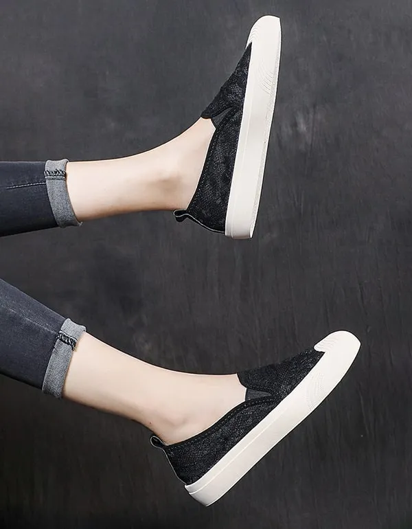 Summer Spring Lace Casual Flat Shoes