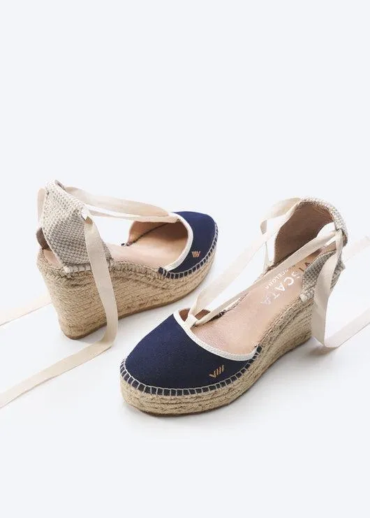 Tavallera Canvas Espadrille Wedges