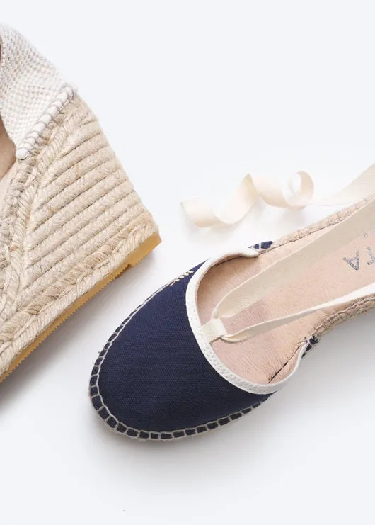 Tavallera Canvas Espadrille Wedges