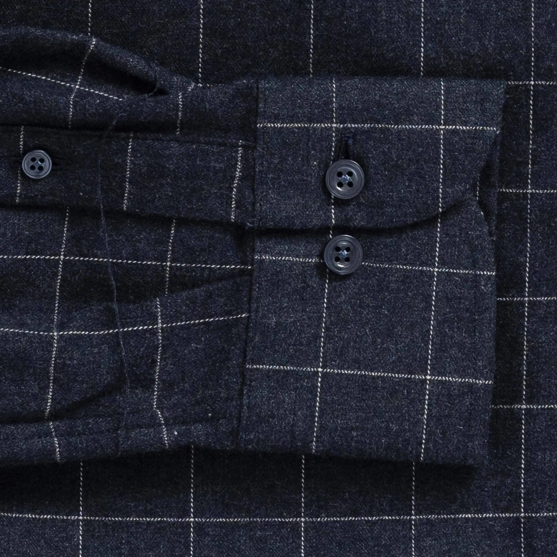 The Navy Conlon Windowpane Custom Shirt