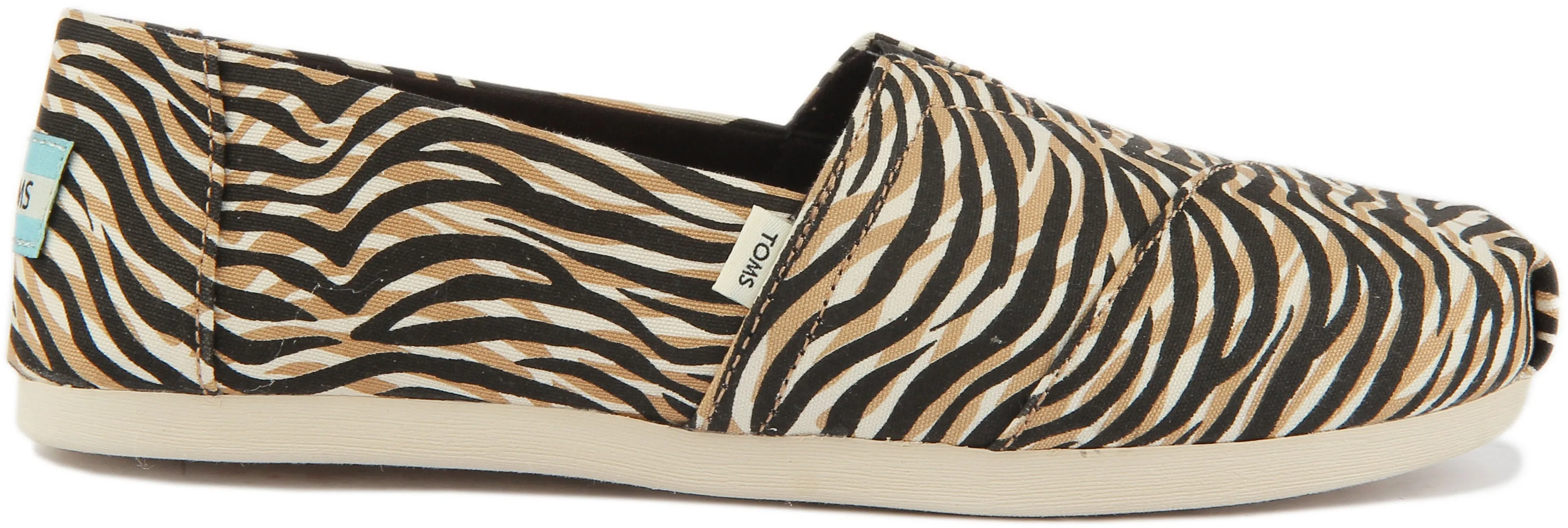 Toms Alpargata Shoes In Zebra For Women