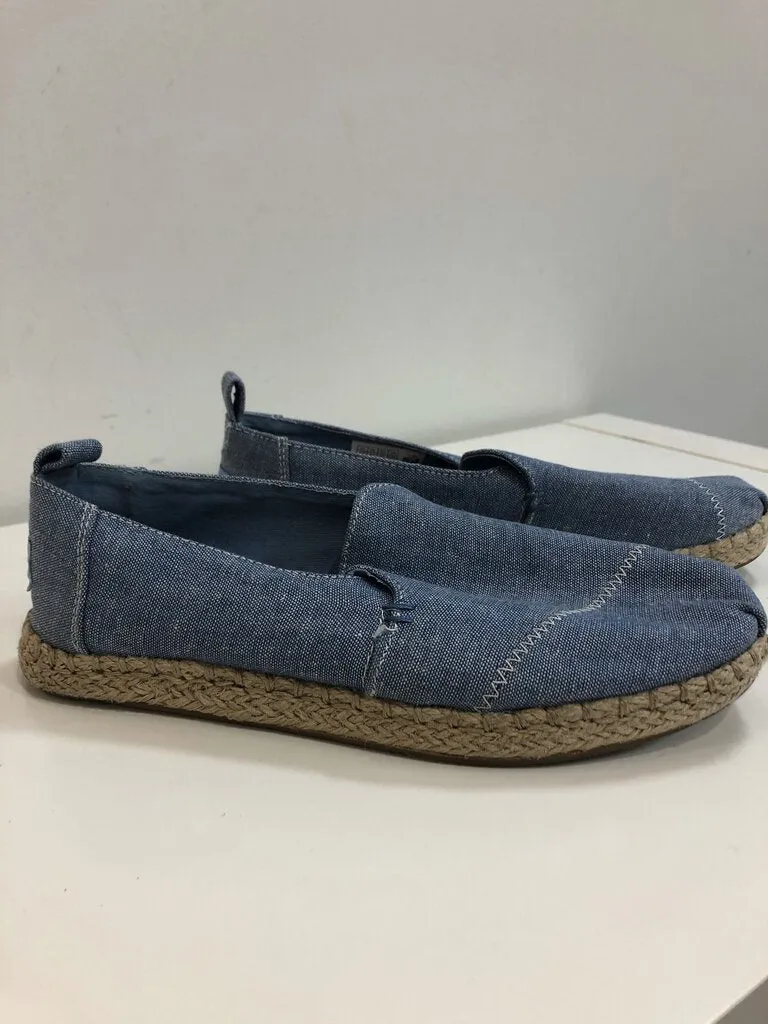 Toms chambray espadrilles 6.5