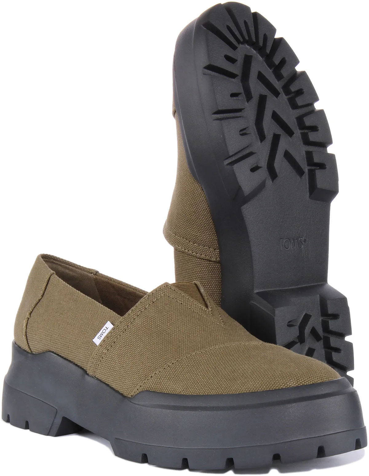 Toms Comlow Sneak In Olive For Women