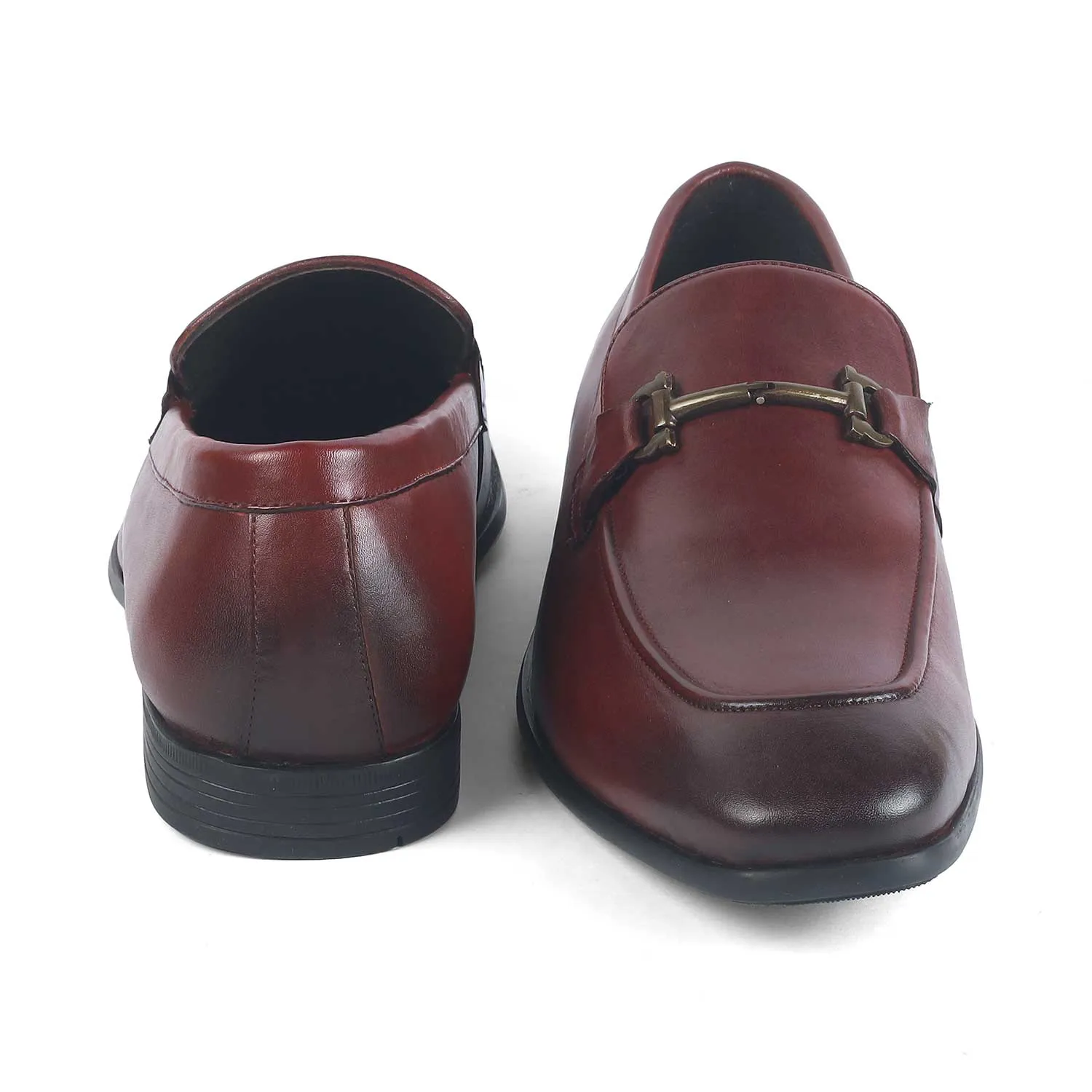 Tresmode Yobaa Wine Men's Leather Loafers