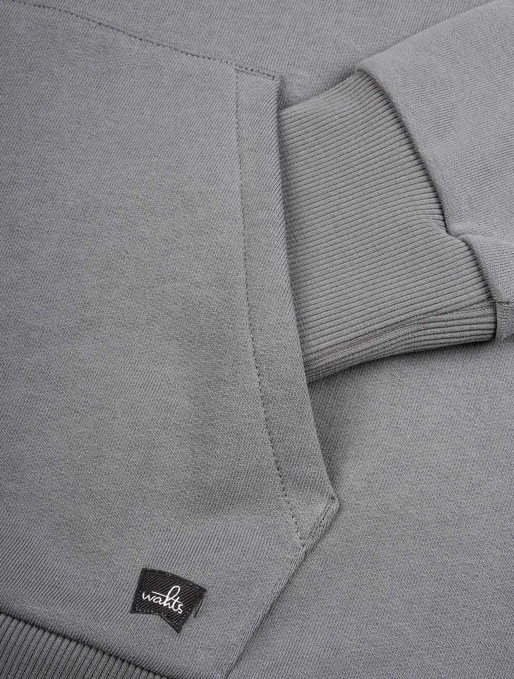 Vance Hooded Sweatshirt Mid Grey