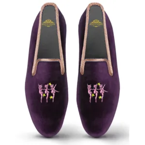 Velvet Loafer/Slipper Shoe Bring On The Dancing Girls