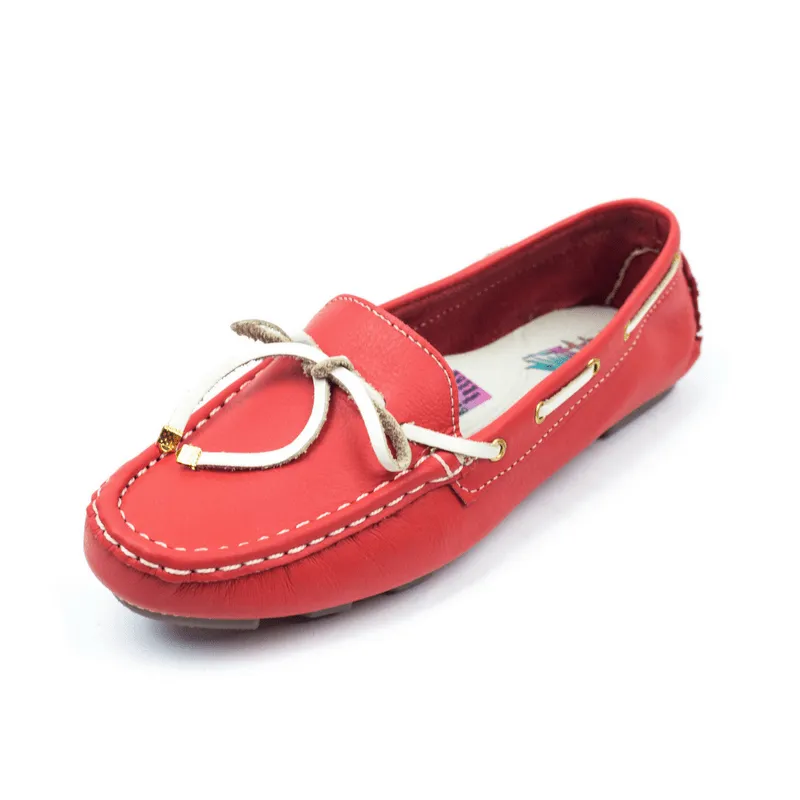 Viteliuss Women's Loafer Red Shoes