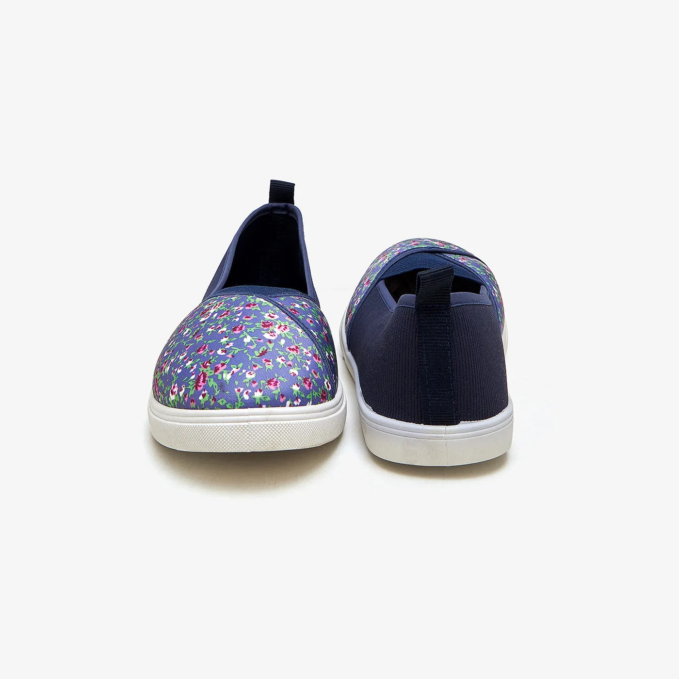 Women's Floral Slip-Ons