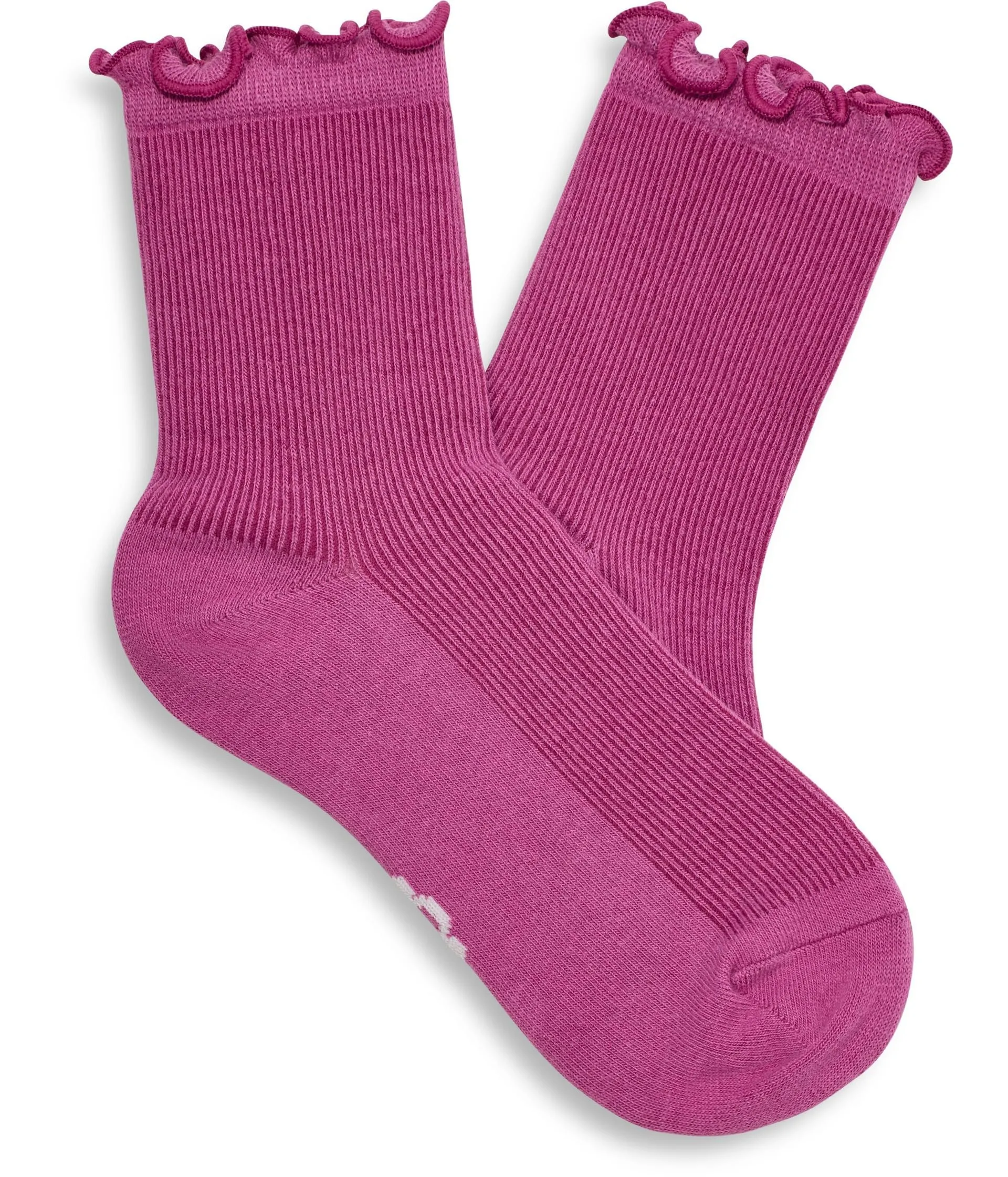 Women's Socks UGG KARSYN Lettuce Edge Socks 1125531 MANGOSTEEN